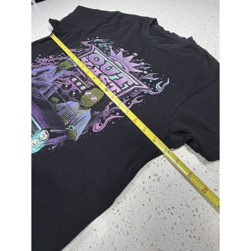 Outkast ATLiens Graphic Print Black T-Shirt Crew Neck Short Sleeve youth Size L - Picture 3 of 5